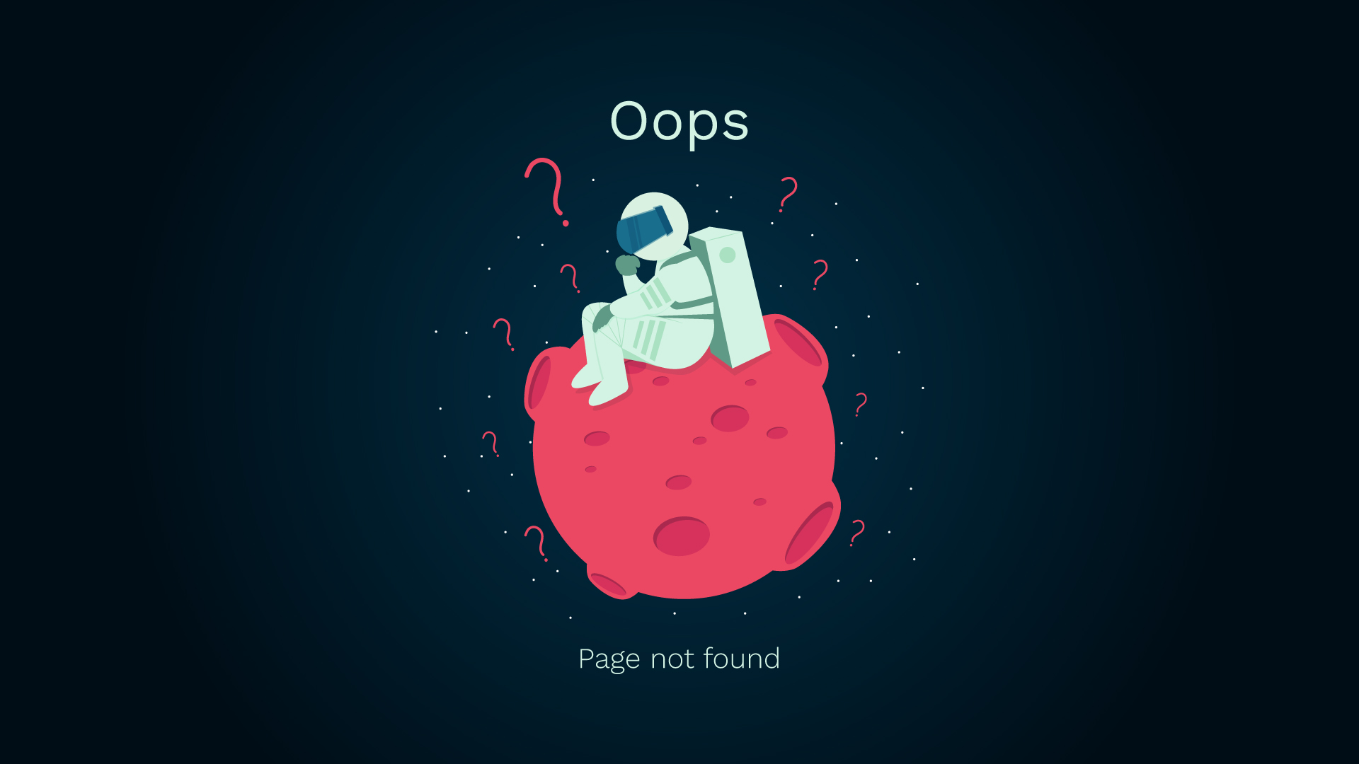 Error 404 Page Template