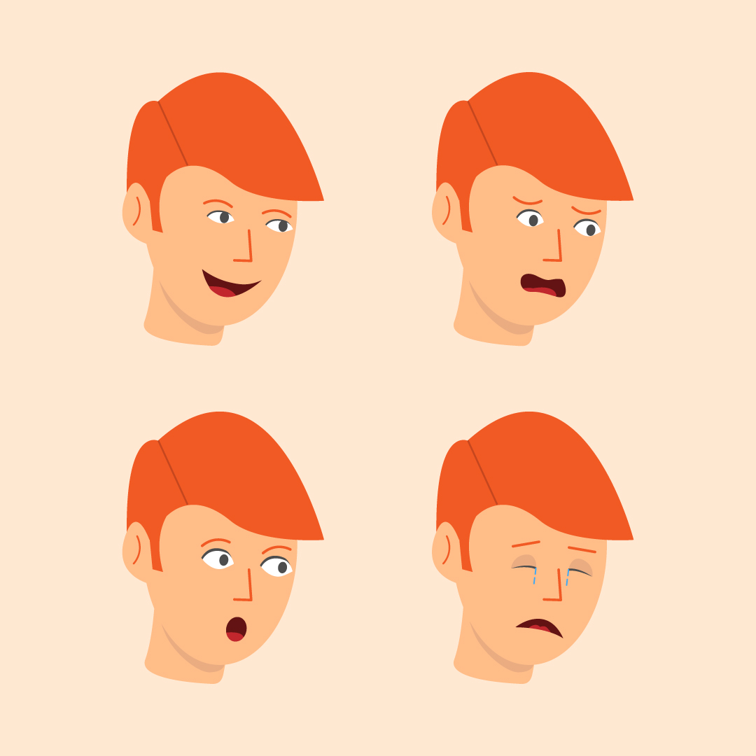 Facial Expression Illustration