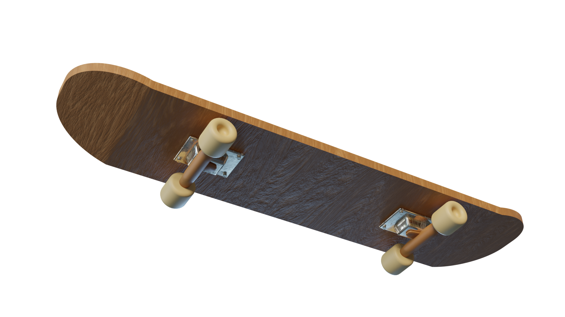 3D Rendered Skate Board 002
