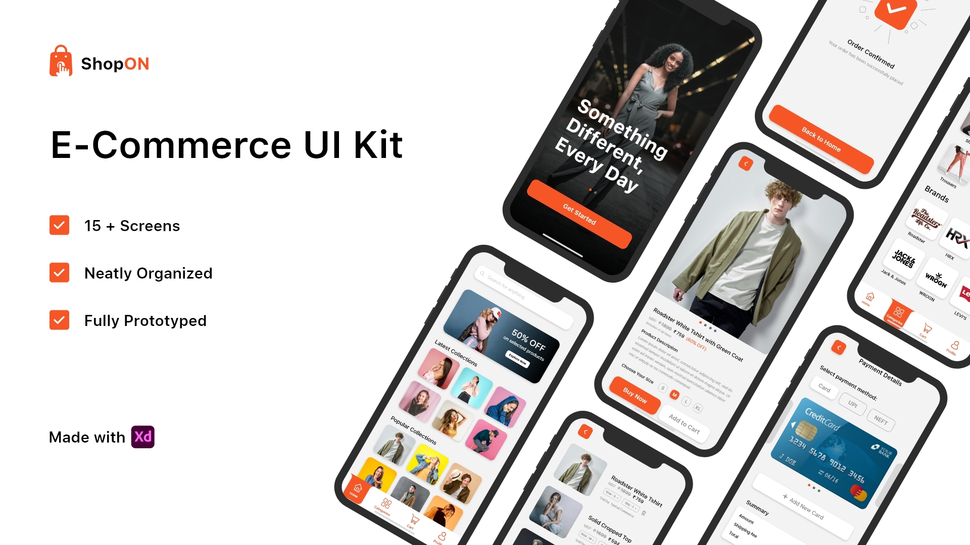 E Commerce UI Kit Free Download