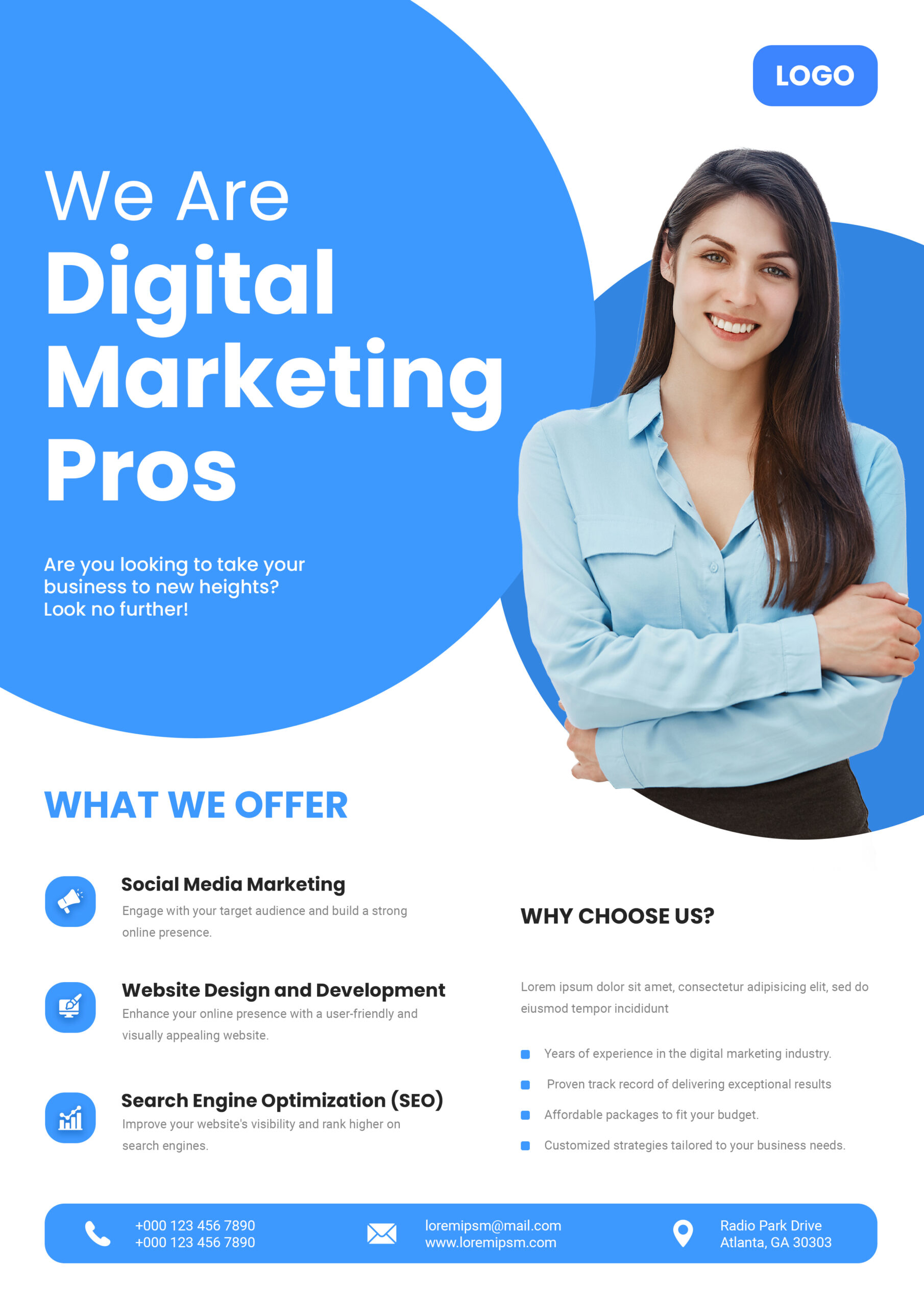 Digital Marketing Flyer Design Template