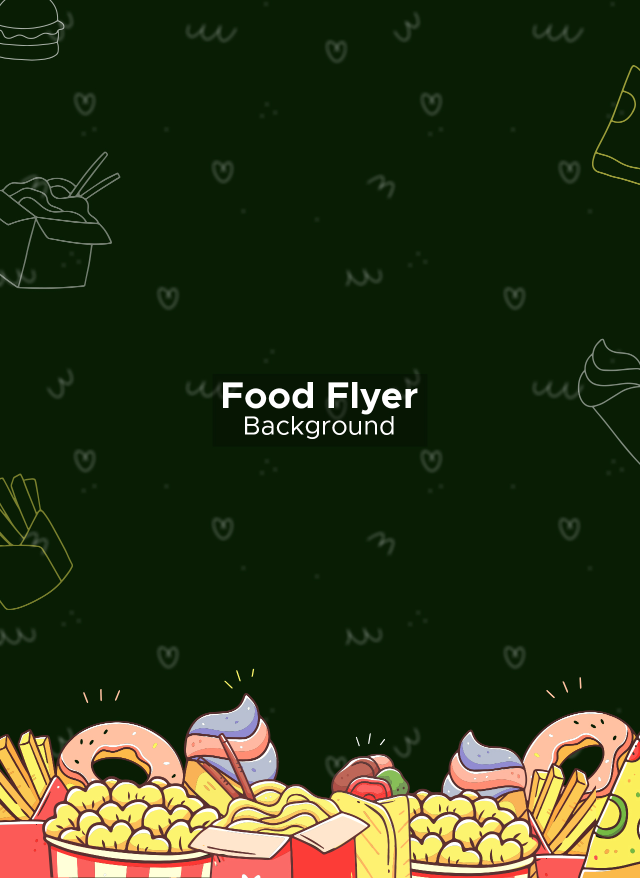 Free Food Flyer Background